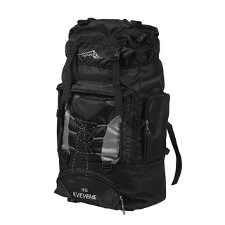 Military Backpack Tactical Hiking Camping Black-1836526626226180096