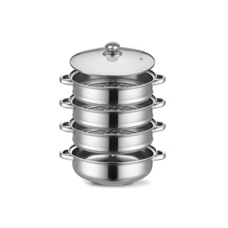 TOQUE Stainless Steel Steamer Meat Vegetable-1836526686712238081