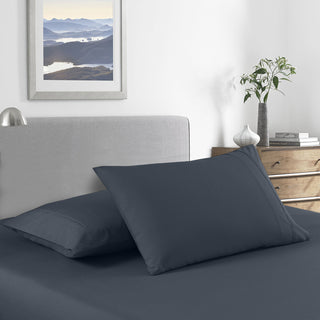Royal Comfort Bamboo Cooling 2000TC Sheet Set Queen - Charcoal-1833647281329541121