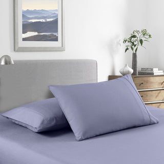 Royal Comfort Bamboo Cooling 2000TC Sheet Set - King-Lilac Grey-1833647265944834049