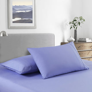 Royal Comfort Bamboo Cooling 2000TC Sheet Set - Single-Mid Blue-1833647267400257537