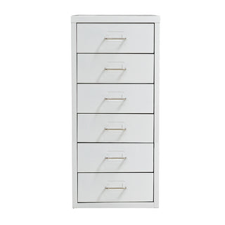 Levede 6 Drawer Office Cabinet Drawers White-1831592679704760321