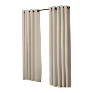 2x Blockout Curtains Panels 3 Layers Beige-1836526708744916993