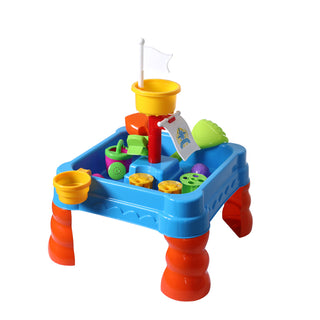 21pc Kids Sand Water Activity Play Table-1831592939147628544