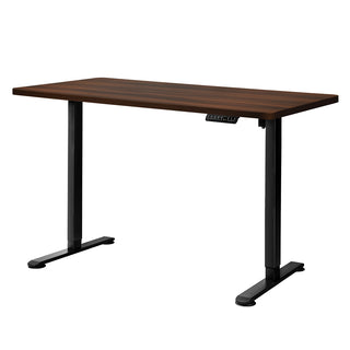 Levede Motorised Standing Desk Adjustable 140cm Walnut 1000x 1MM-1831592482119487488