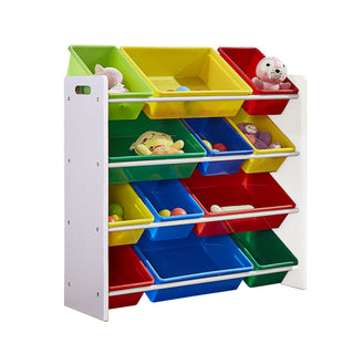 Levede 12Bins Kids Toy Box Bookshelf