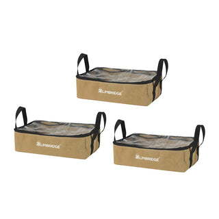 Slimbridge 3PCS Camping Canvas Storage Khaki-1836526627438333952