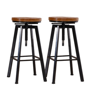 Levede 2x Bar Stools Industrial Kitchen-1831592592899444736