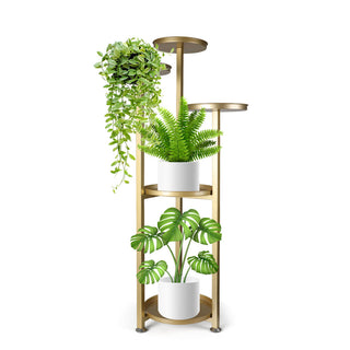 Levede Plant Stand Outdoor Indoor Flower Gold Medium-1831592805915561985