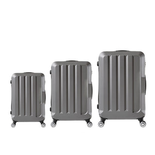 Slimbridge 20"24"28" 3PC Luggage Sets Dark Grey-1831592562729816065