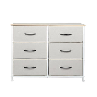 Levede Storage Cabinet Tower Chest Beige-1831592666874384385