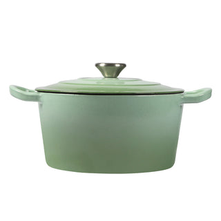 TOQUE 4L Enamel Dutch Oven Pot in Green Colour-1836526686028566529