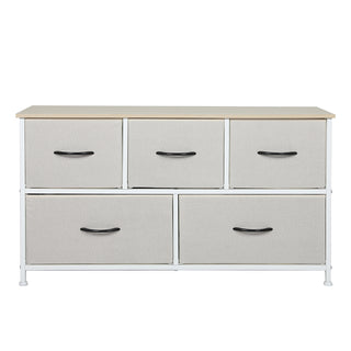 Levede Storage Cabinet Tower Chest Beige-1831592667155402753