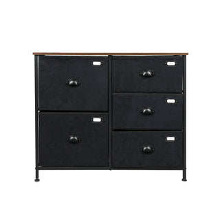 Levede Chest of 5 Drawers Storage Cabinet-1831592705650724865