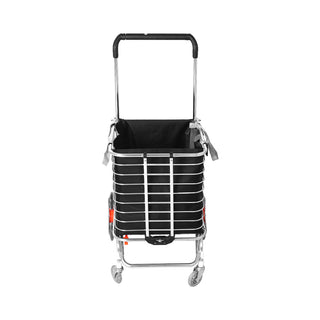 Mountview Foldable Shopping Cart Trolley-1836526732547592193