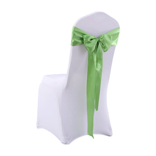 20 Green Fabric Chair Sashes Covers Grass Green-1831593059247329281