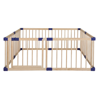 BoPeep Kids Playpen Wooden Baby Safety Medium-1831592627275960321