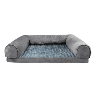 PaWz Pet Bed Sofa Dog Bedding Soft Warm XXL Cover Grey Cover XX-Large-1831593104726167553