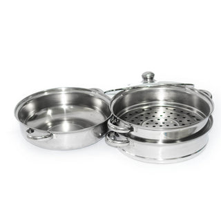 TOQUE Stainless Steel Steamer Meat Vegetable-1836526686582214657