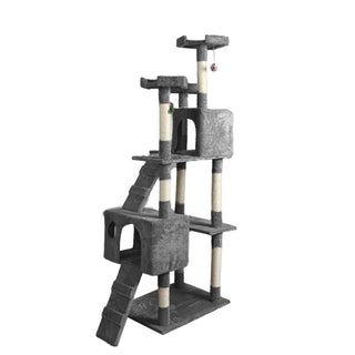 PaWz 184cm Cat Trees Scratching Post Grey-1836526679779053569