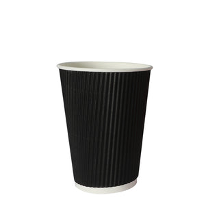 200 Pcs 16oz Disposable Takeaway Coffee Black-1836526735408107521