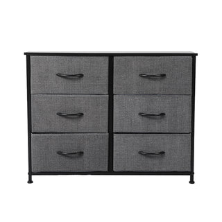 Levede Storage Cabinet Tower Chest Dark Grey-1831592667012796417