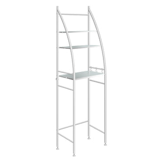 Dutxa 3 Tier Over Toilet Storage Shelf White-1836526675752521729