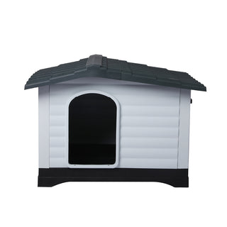 PaWz Dog Kennel Outdoor Indoor Plastic L Grey-1836526651421364225