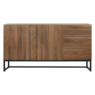 Levede Buffet Sideboard Storage Cabinet Walnut-1836526712842752001