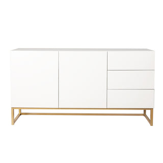 Levede Buffet Sideboard Storage Cabinet White-1836526712985358337