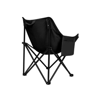 Levede Folding Camping Moon Chair Lightweight Black-1831592931669184513