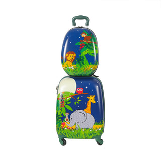 BoPeep 16''13'' 2PCS Kids Luggage Set Jungle-1836526680919904257