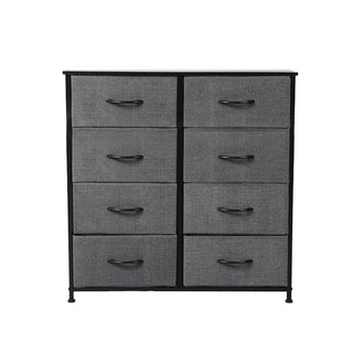 Levede Storage Cabinet Tower Chest Dark Grey-1831592624797126657