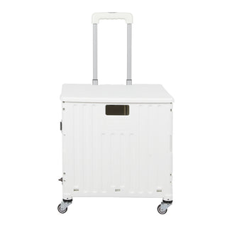 Folding Shopping Trolley Cart Portable Beige-1836526620903608321