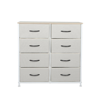 Levede Storage Cabinet Tower Chest Beige-1831592624654520321