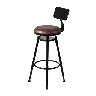 Levede 1x Industrial Bar Stools Kitchen-1831592727582740481