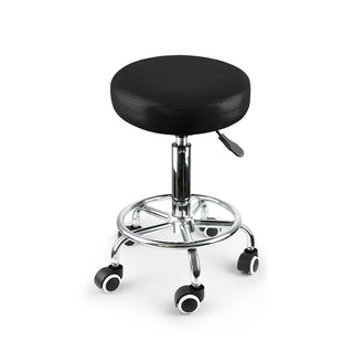 Levede Salon Stool Swivel Bar Stools Black-1831593081380671489