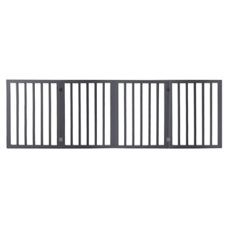 Wooden Pet Gate Dog Fence Retractable Grey 600x 3MM-1831592737804259329