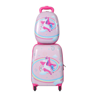 BoPeep 16''13'' 2PCS Kids Luggage Set Unicorn-1831592740023046145