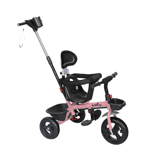 BoPeep Kids Tricycle Ride On Trike Toddler Pink-1831592700542062593