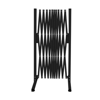 Garden Security Fence Gate Expandable Black-1836526740411912193