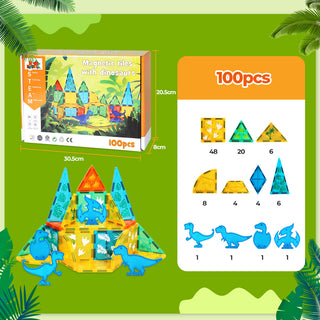 Bopeep Kids Magnetic Tiles Blocks