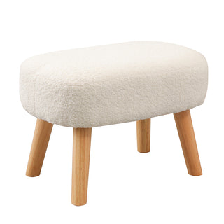 Levede Rocking Chair Ottoman Footrest With Side Pocket